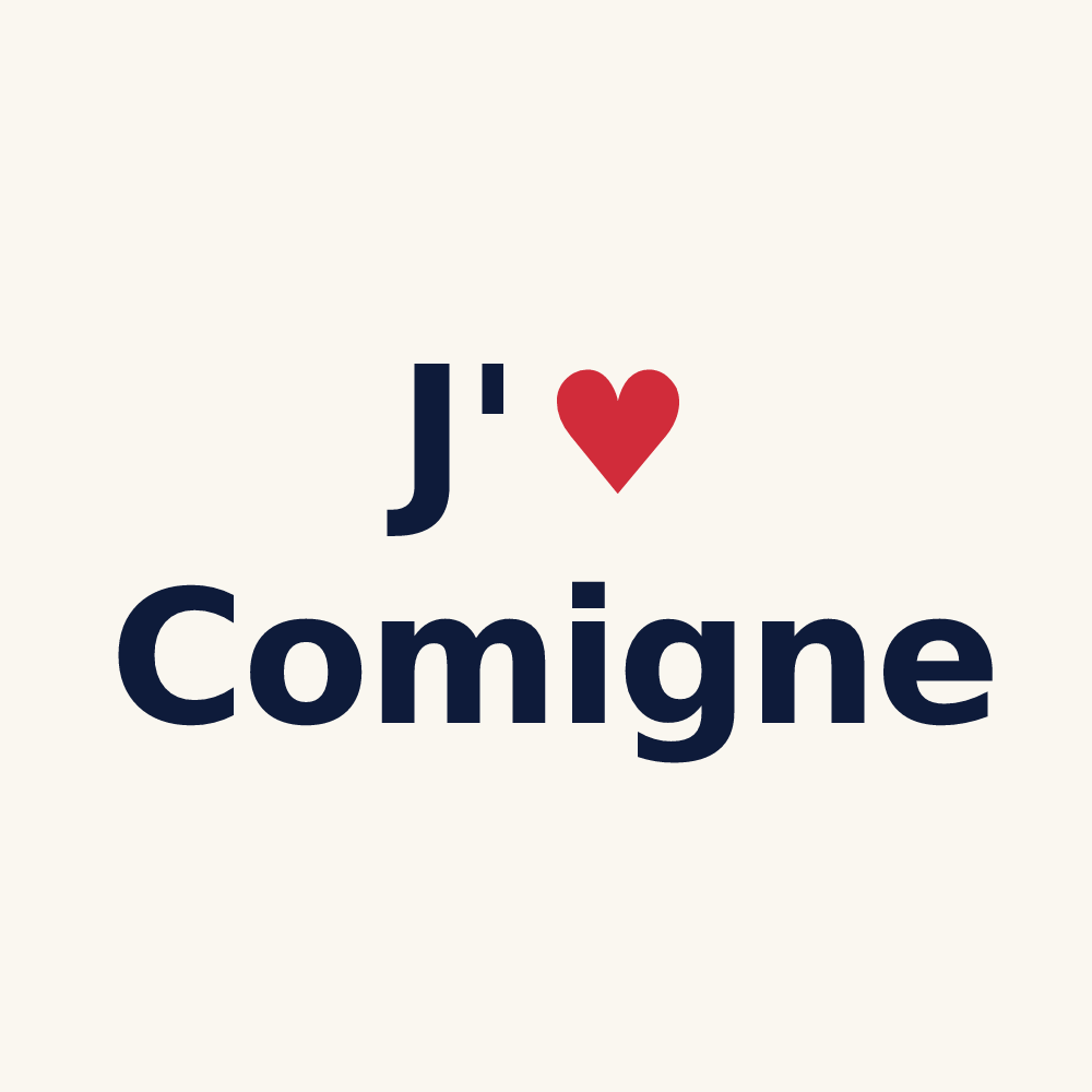 Tasse personnalisée Comigne — design J'aime Comigne