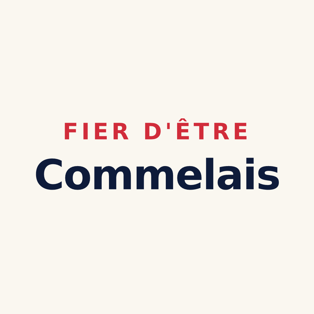 Tasse « Fier d'être Commelais » — design pour Commeaux