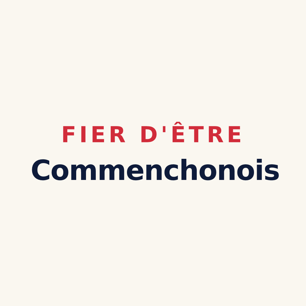 Tasse « Fier d'être Commenchonois » — design pour Commenchon
