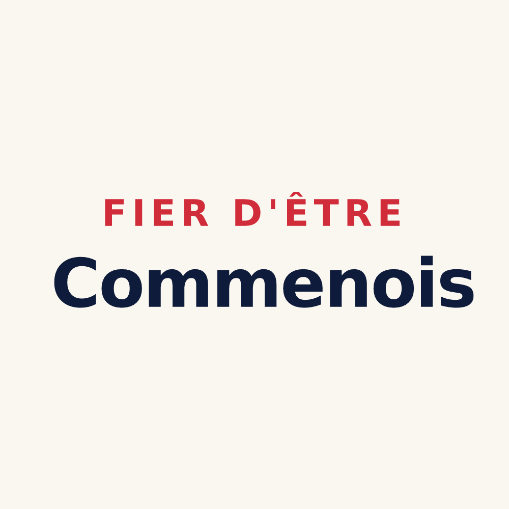 Tasse « Fier d'être Commenois » — design pour Commeny