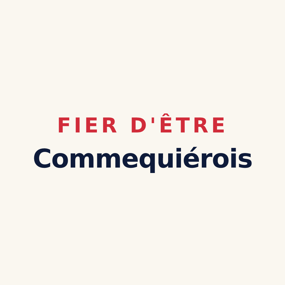 Tasse « Fier d'être Commequiérois » — design pour Commequiers