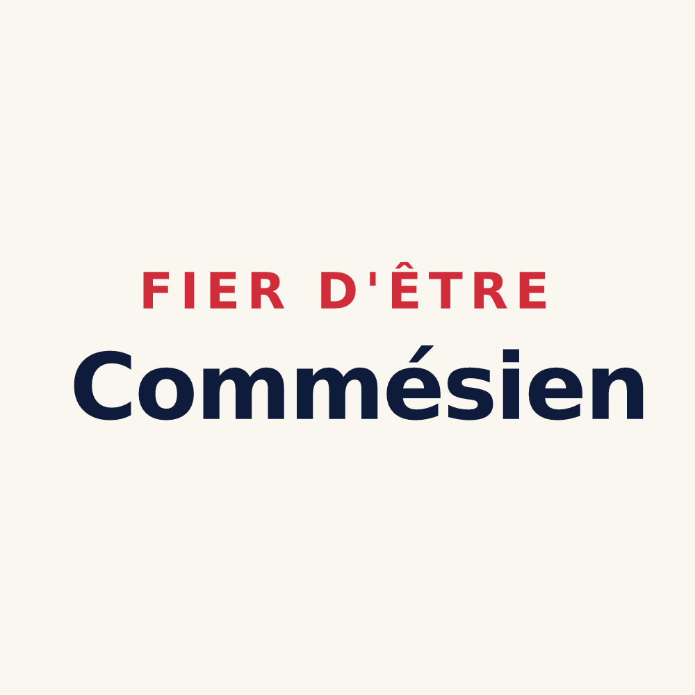 Tasse « Fier d'être Commésien » — design pour Commes