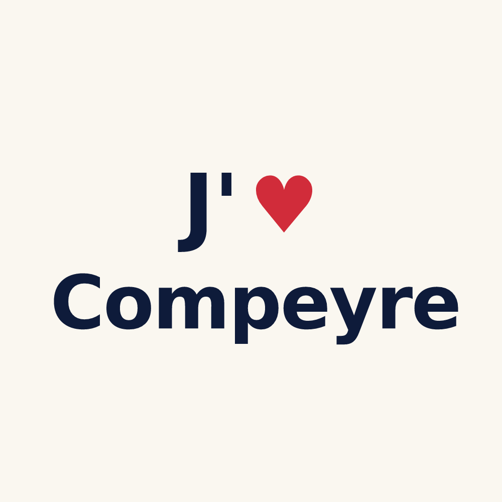 Tasse personnalisée Compeyre — design J'aime Compeyre