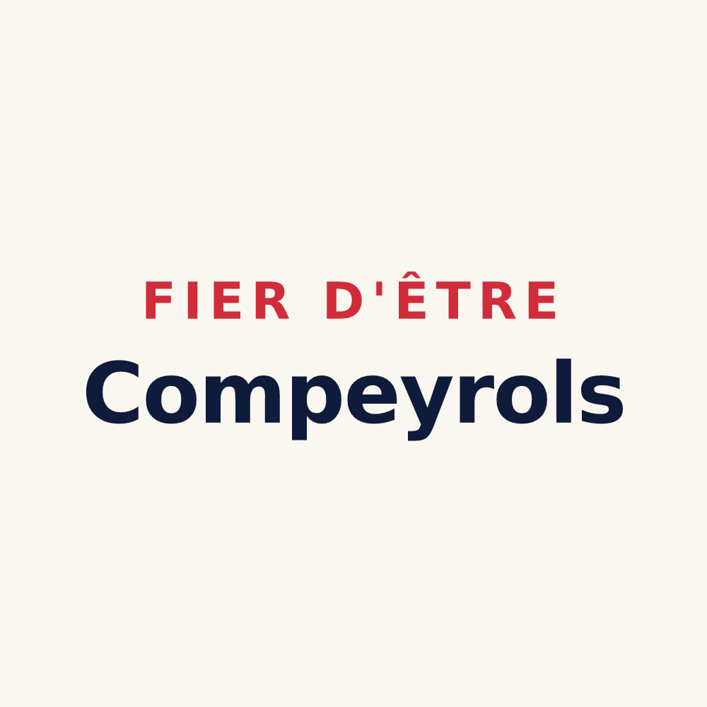 Tasse « Fier d'être Compeyrols » — design pour Compeyre