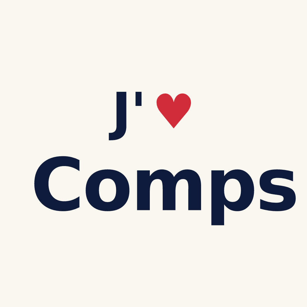 Tasse personnalisée Comps — design J'aime Comps