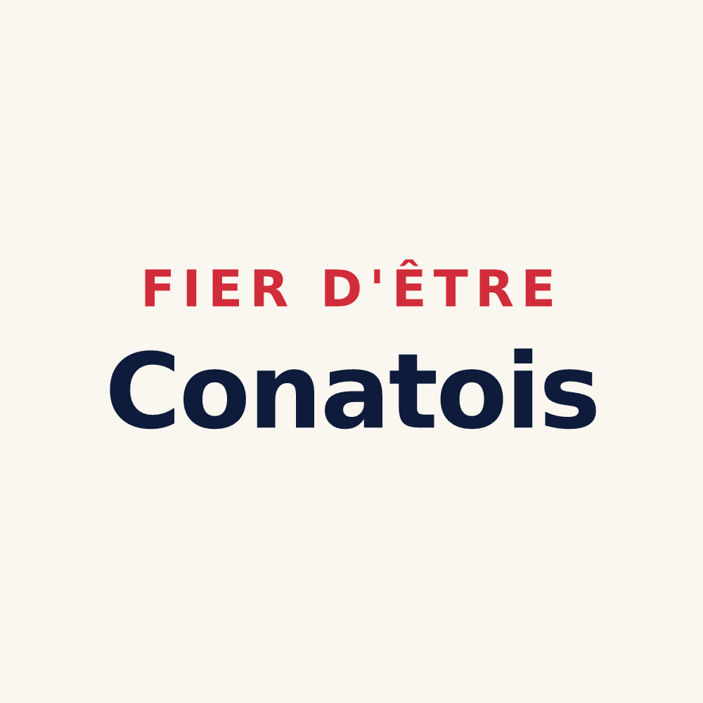 Tasse « Fier d'être Conatois » — design pour Conat