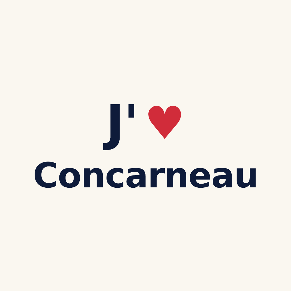 Tasse personnalisée Concarneau — design J'aime Concarneau