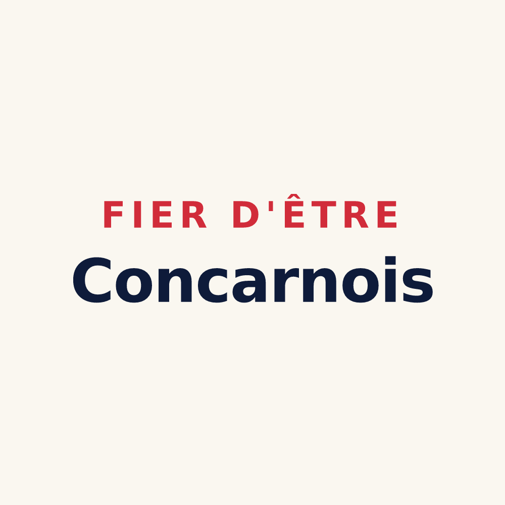 Tasse « Fier d'être Concarnois » — design pour Concarneau