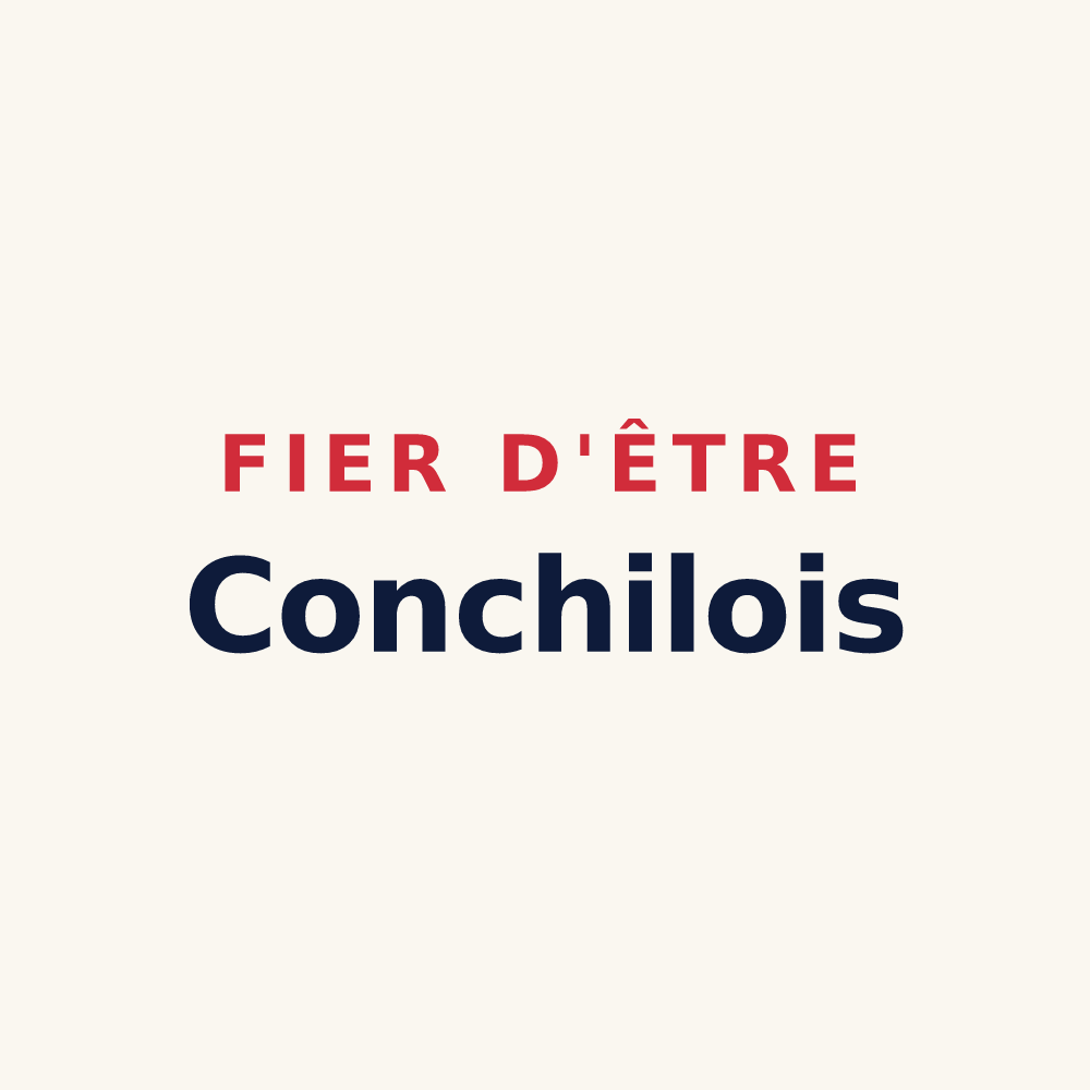 Tasse « Fier d'être Conchilois » — design pour Conchil-le-Temple