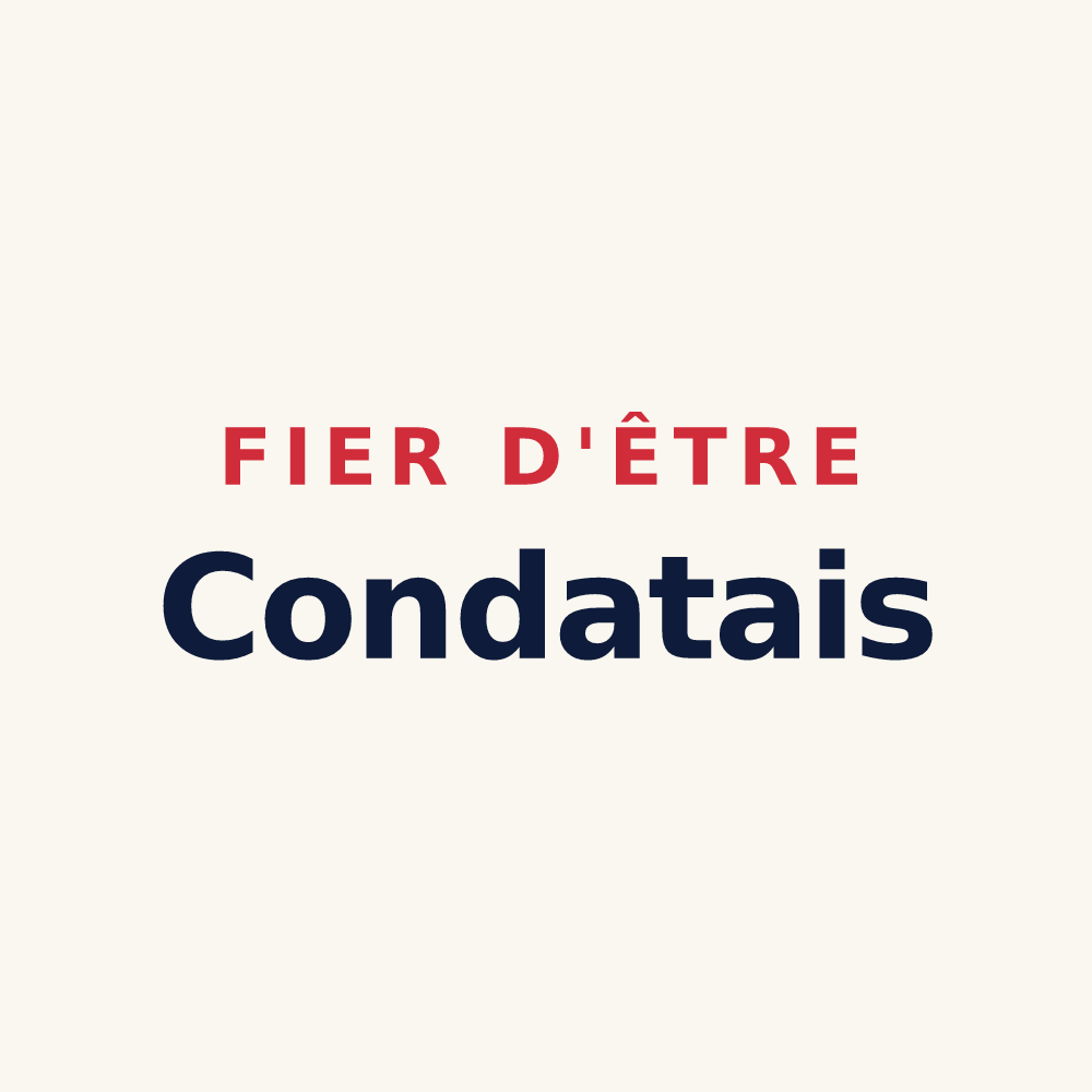 Tasse « Fier d'être Condatais » — design pour Condat
