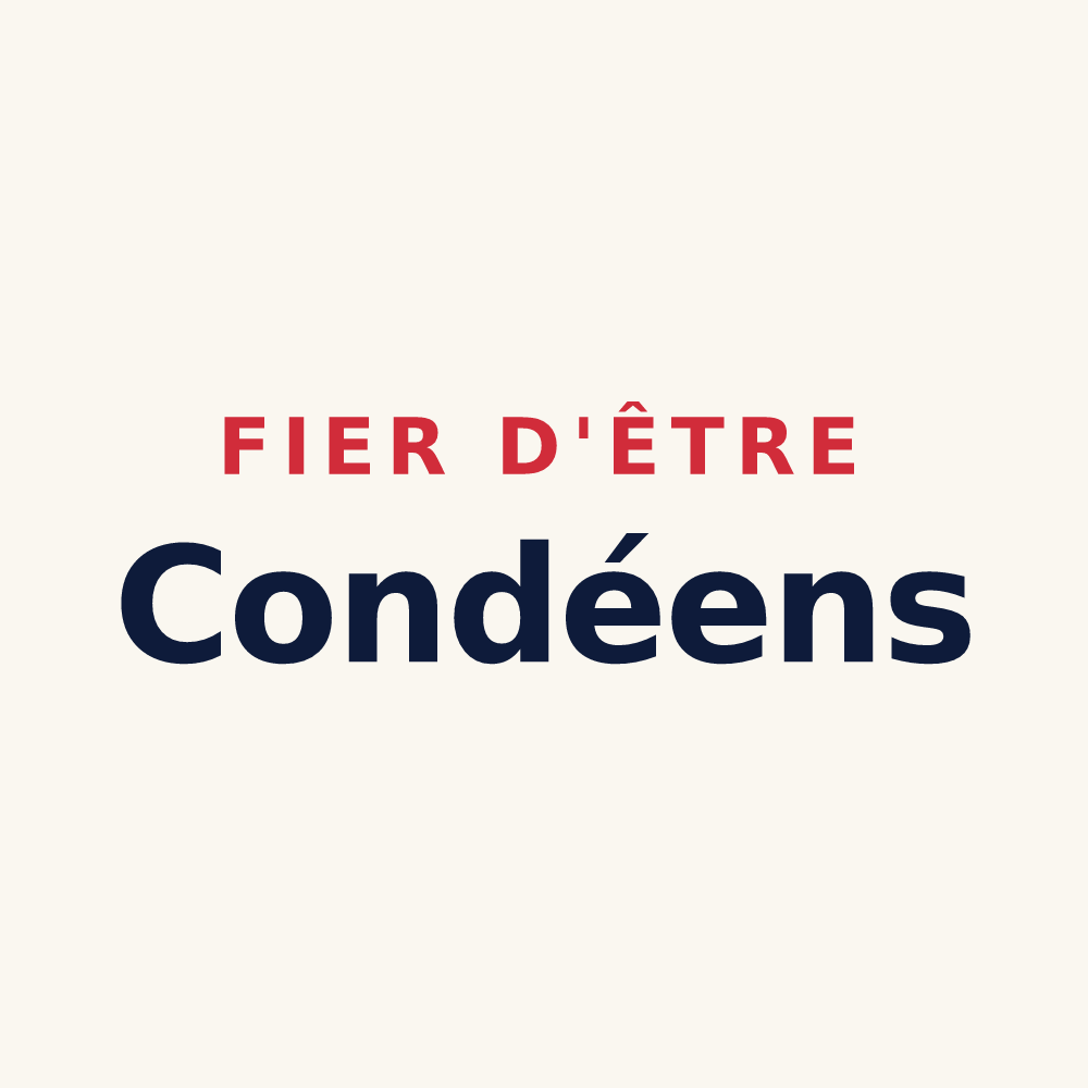 Tasse « Fier d'être Condéens » — design pour Condé-Northen