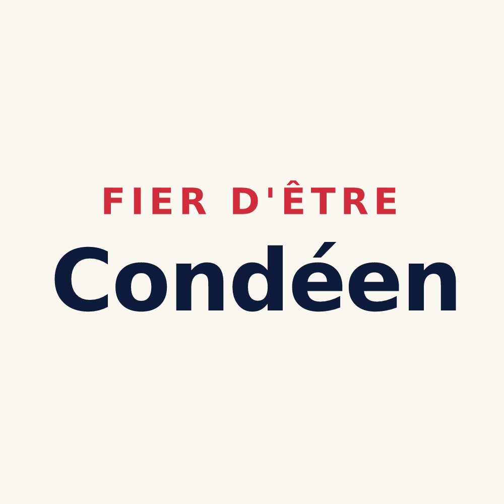 Tasse « Fier d'être Condéen » — design pour Condé-sur-Sarthe