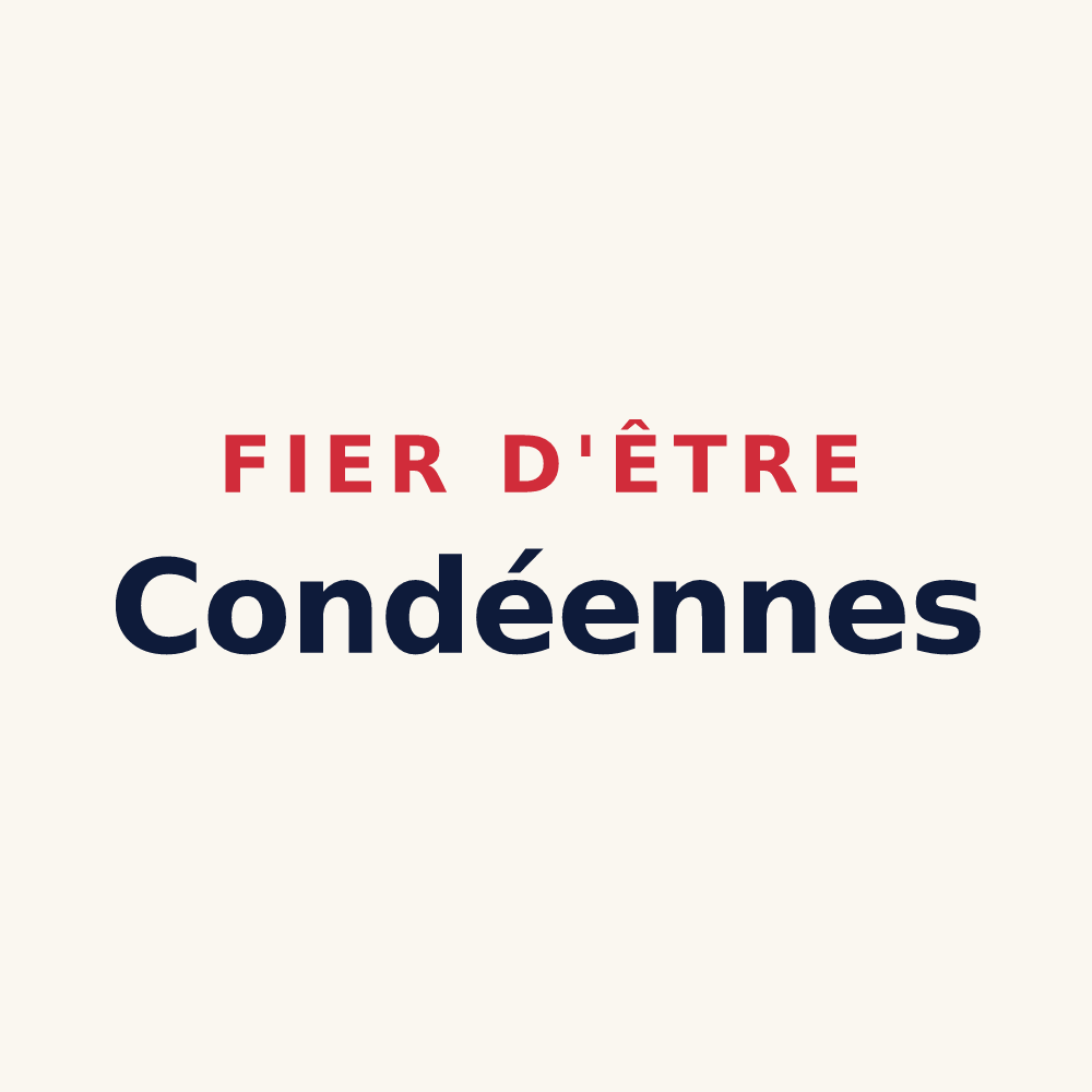 Tasse « Fier d'être Condéennes » — design pour Condé-sur-Vesgre