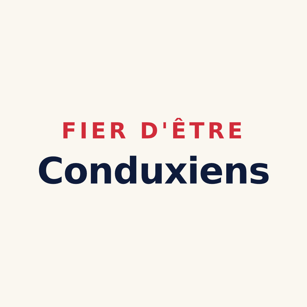 Tasse « Fier d'être Conduxiens » — design pour Condeissiat