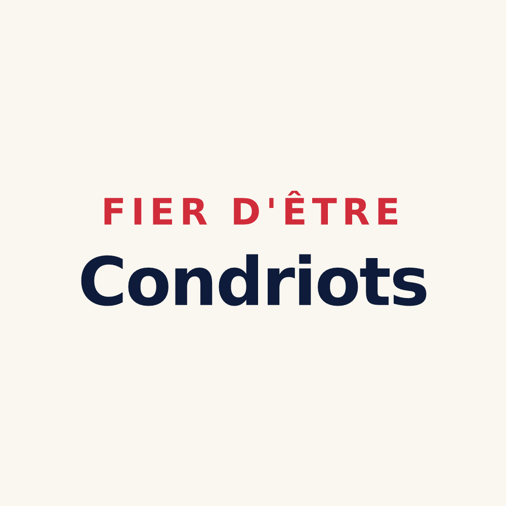 Tasse « Fier d'être Condriots » — design pour Condrieu
