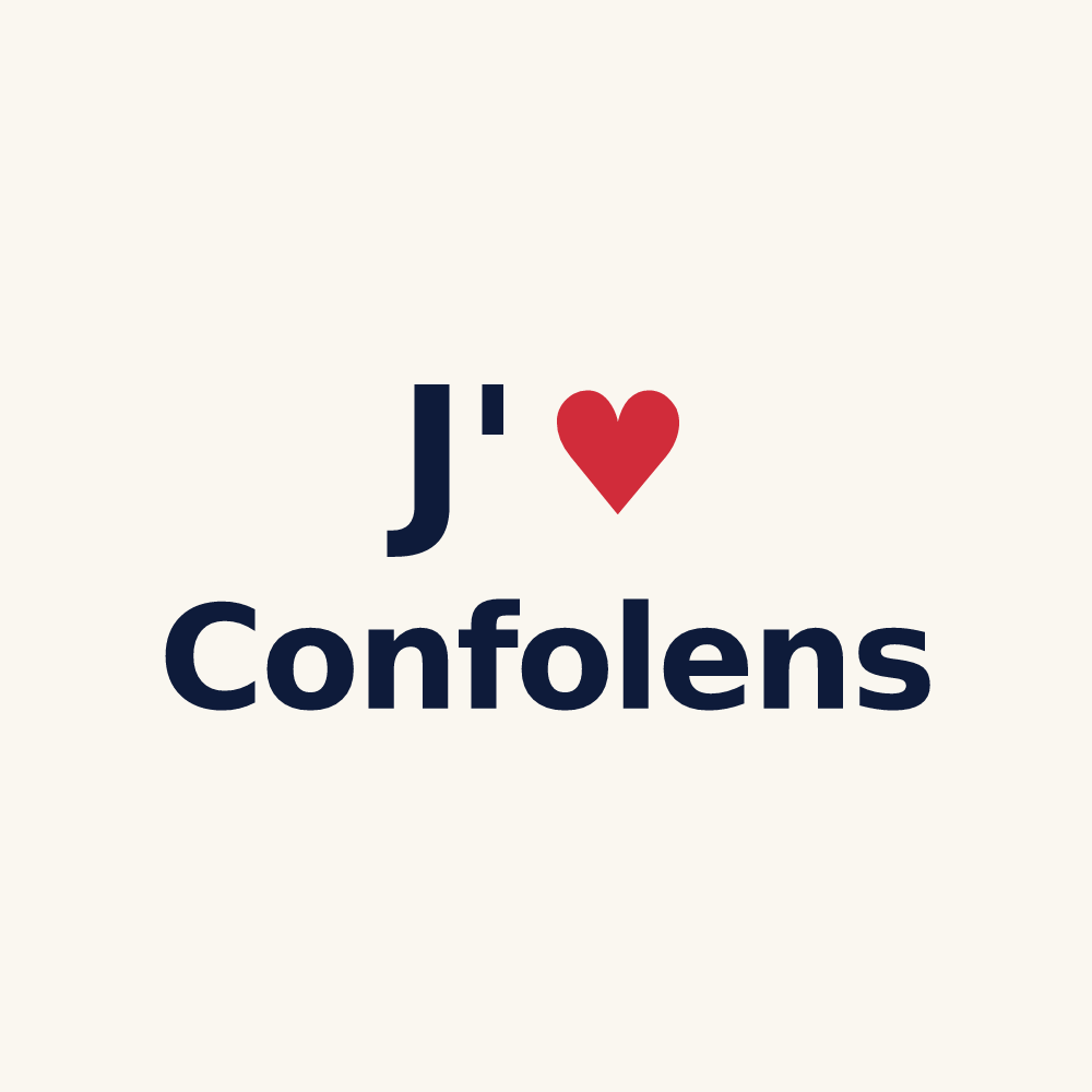 Tasse personnalisée Confolens — design J'aime Confolens