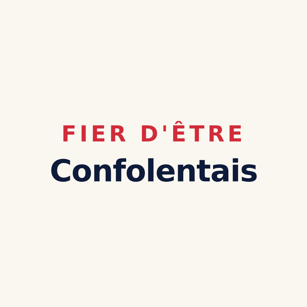 Tasse « Fier d'être Confolentais » — design pour Confolens