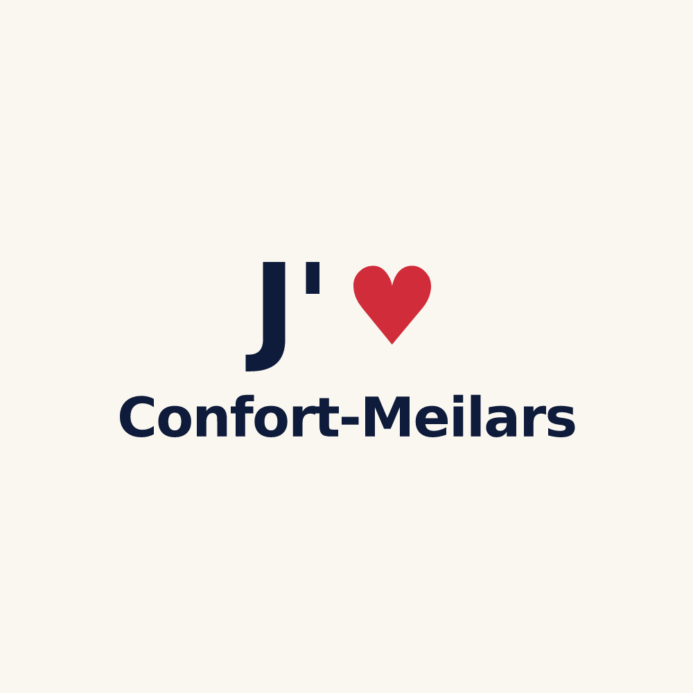Tasse personnalisée Confort-Meilars — design J'aime Confort-Meilars