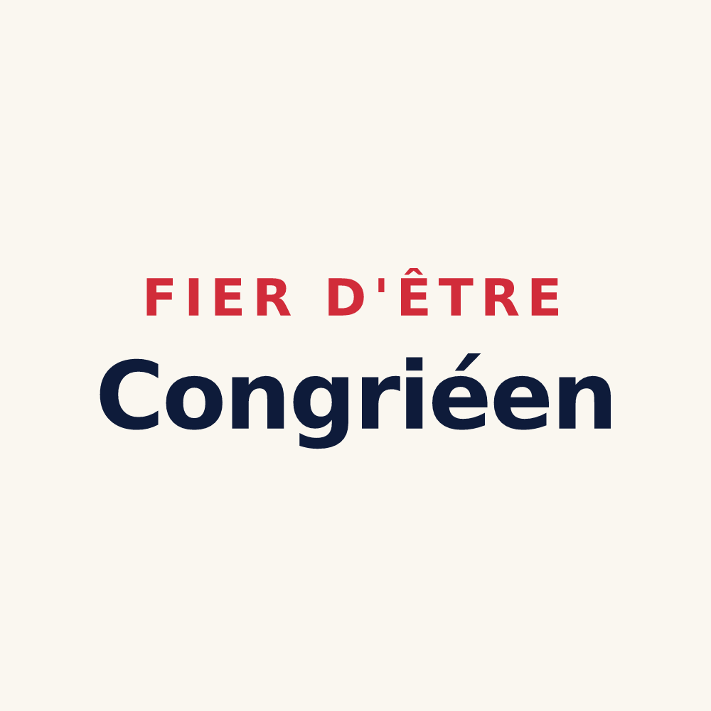 Tasse « Fier d'être Congriéen » — design pour Congrier