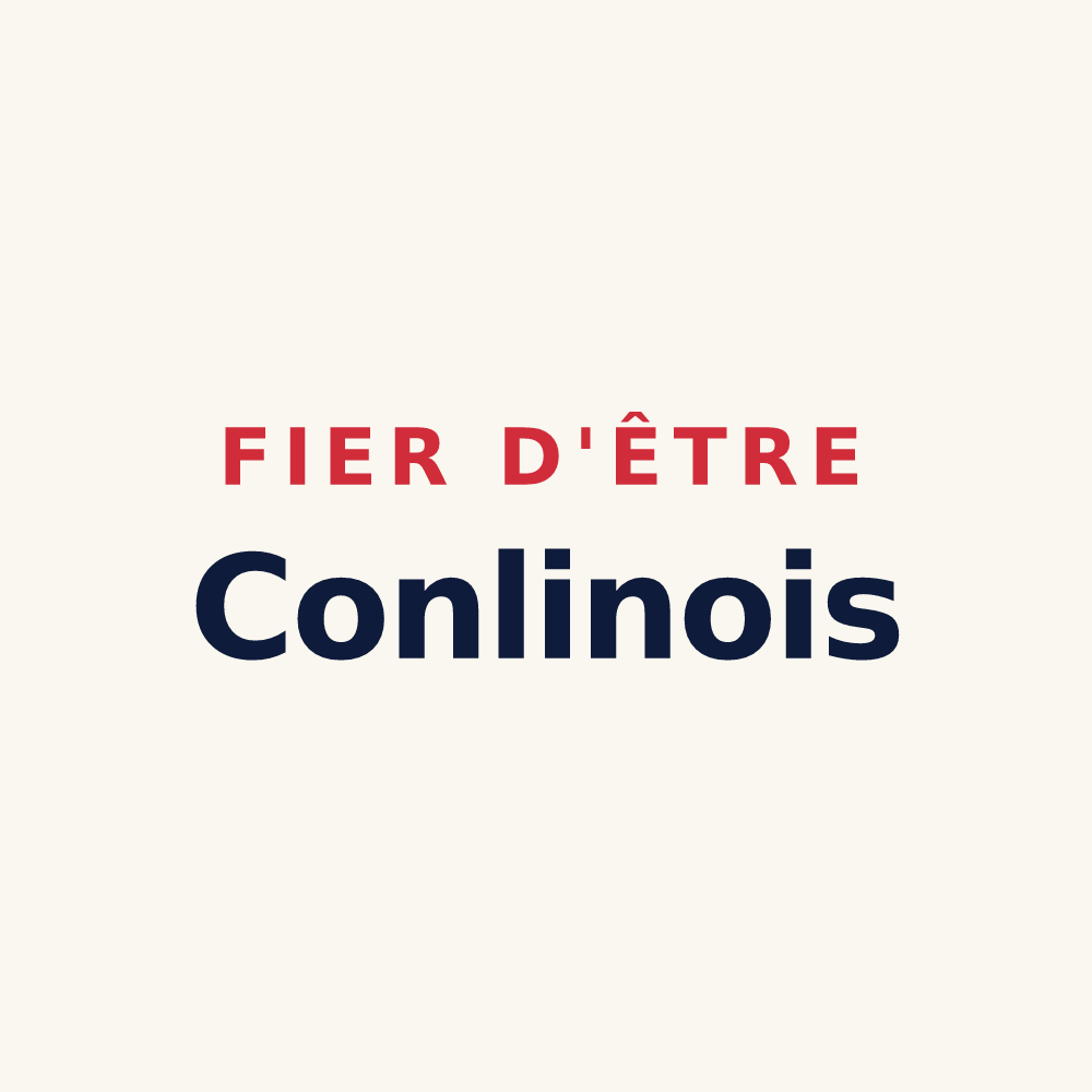 Tasse « Fier d'être Conlinois » — design pour Conlie