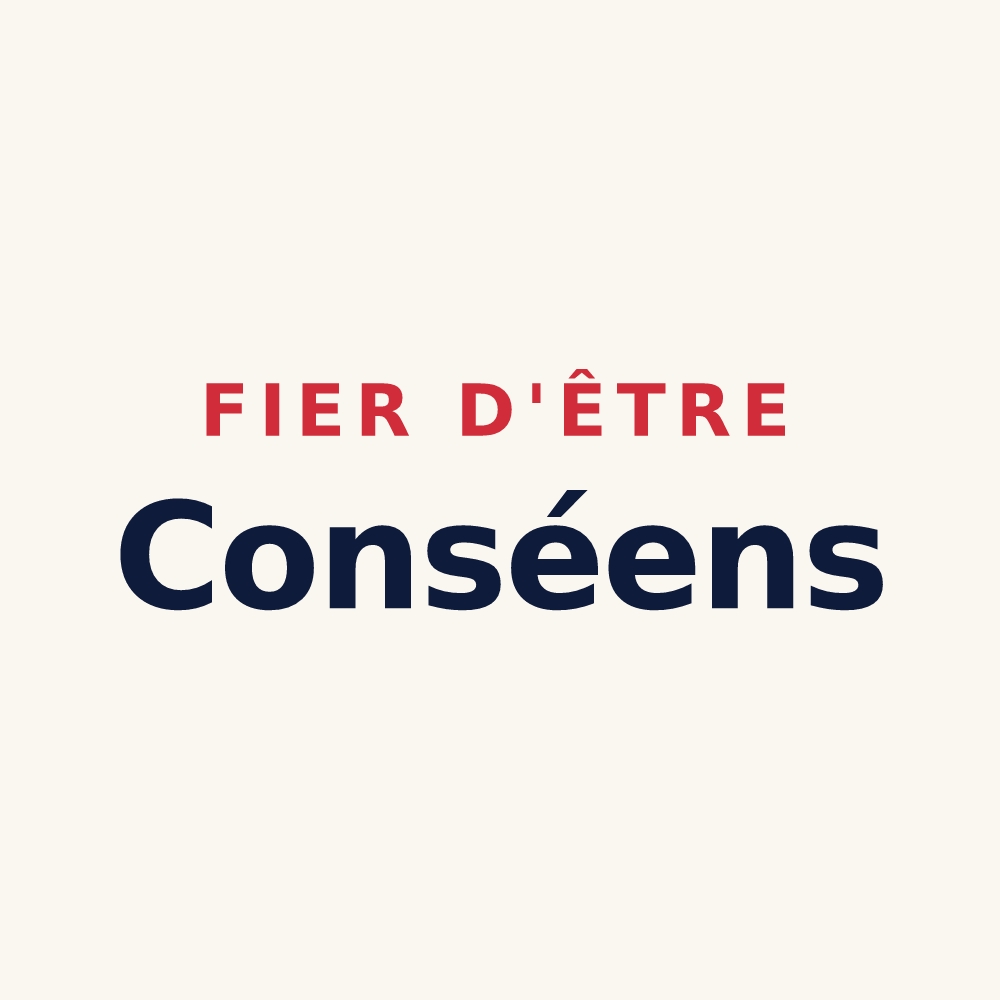 Tasse « Fier d'être Conséens » — design pour Cons-la-Grandville