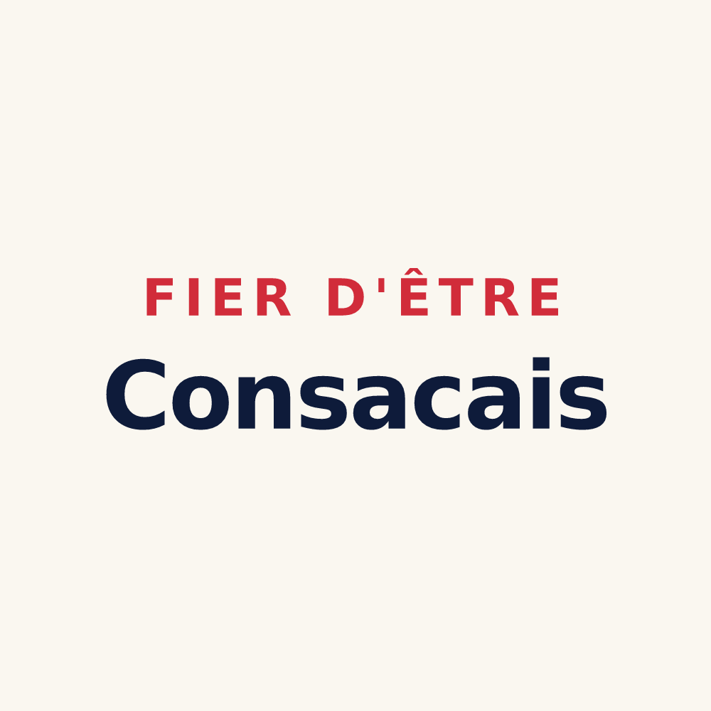 Tasse « Fier d'être Consacais » — design pour Consac