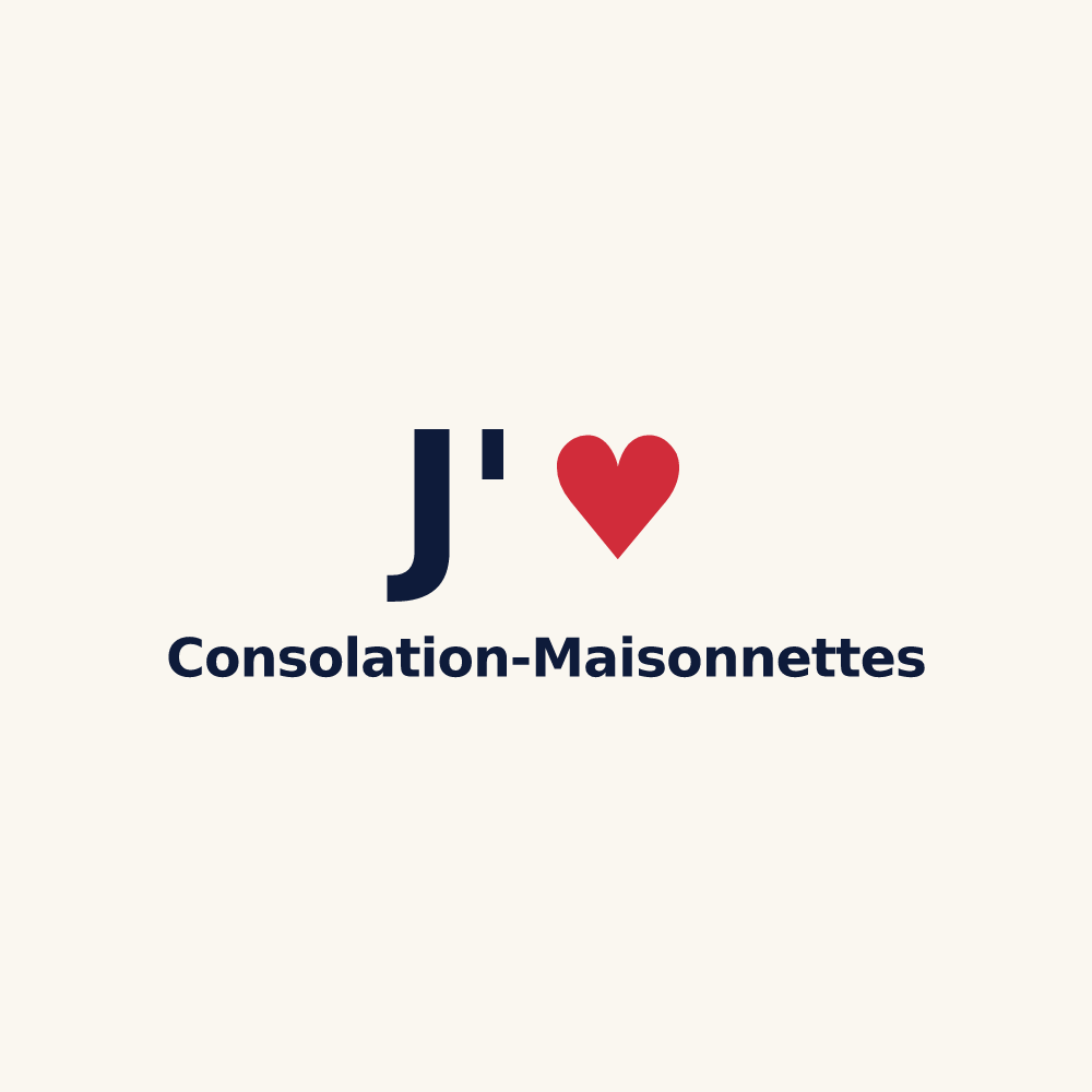 Tasse personnalisée Consolation-Maisonnettes — design J'aime Consolation-Maisonnettes