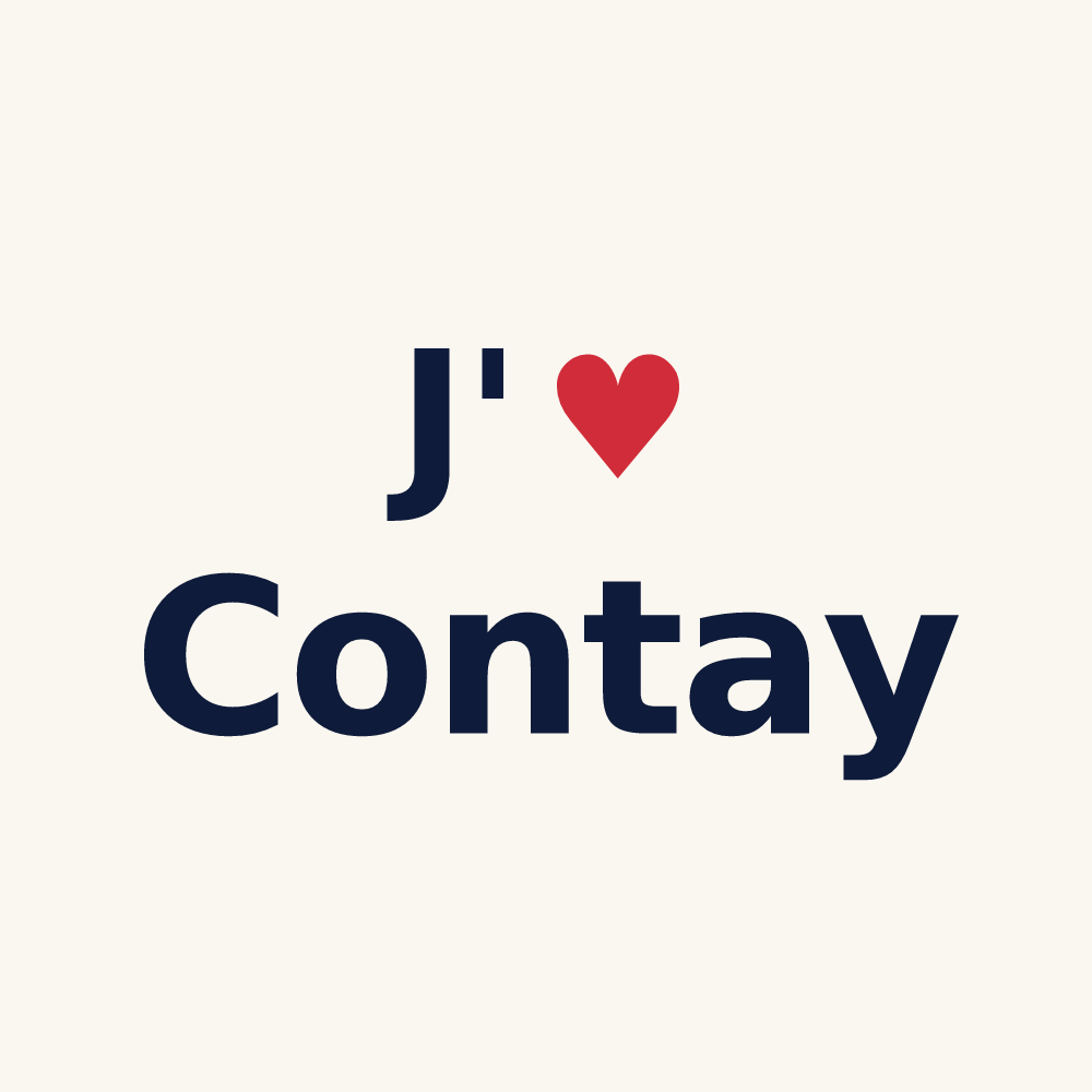 Tasse personnalisée Contay — design J'aime Contay