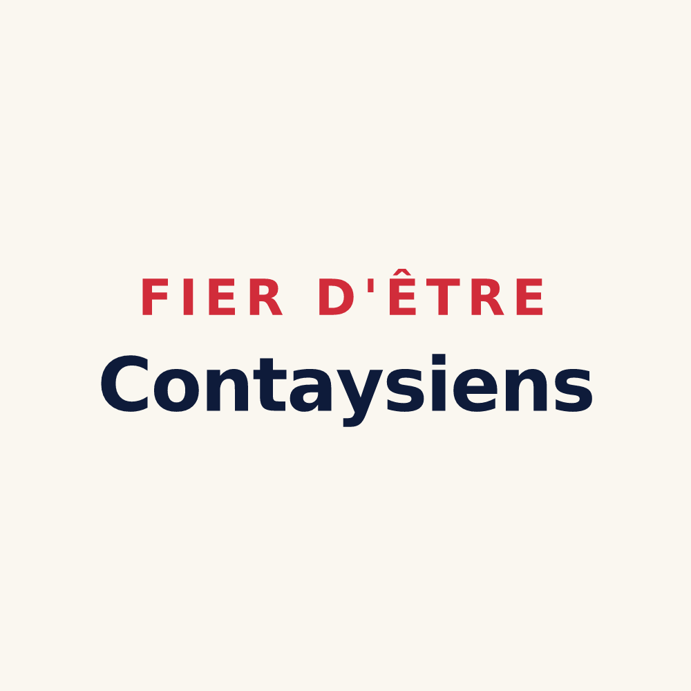 Tasse « Fier d'être Contaysiens » — design pour Contay