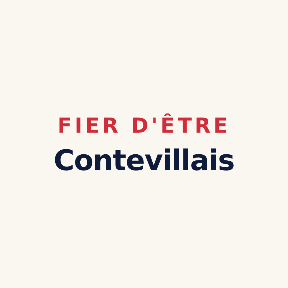 Tasse « Fier d'être Contevillais » — design pour Conteville