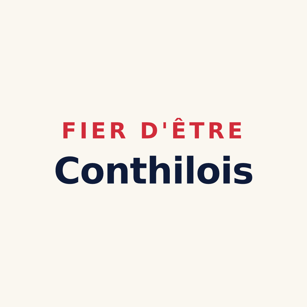 Tasse « Fier d'être Conthilois » — design pour Conthil