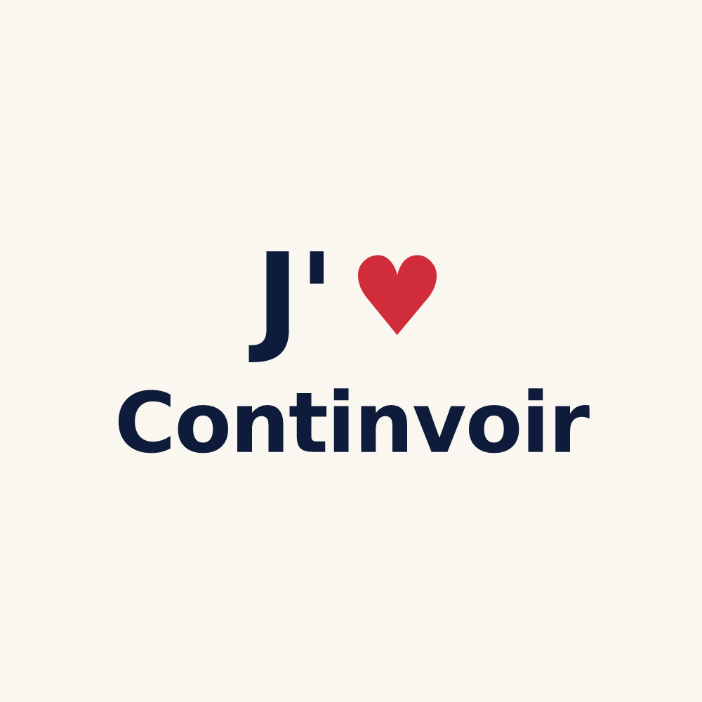 Tasse personnalisée Continvoir — design J'aime Continvoir