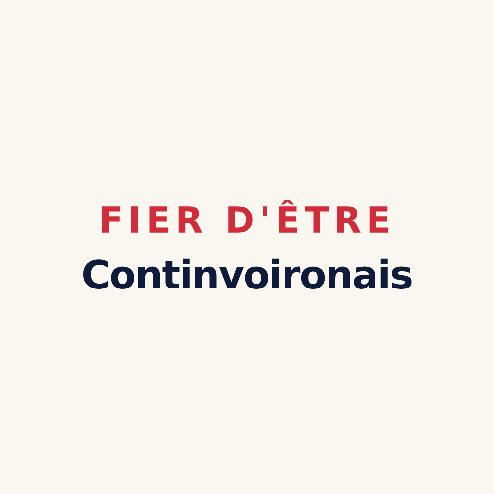 Tasse « Fier d'être Continvoironais » — design pour Continvoir