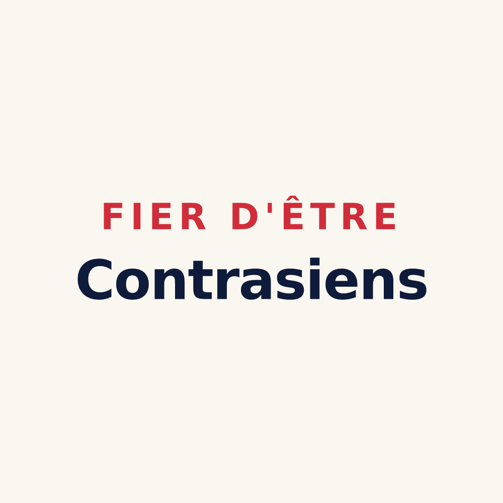 Tasse « Fier d'être Contrasiens » — design pour Contrazy