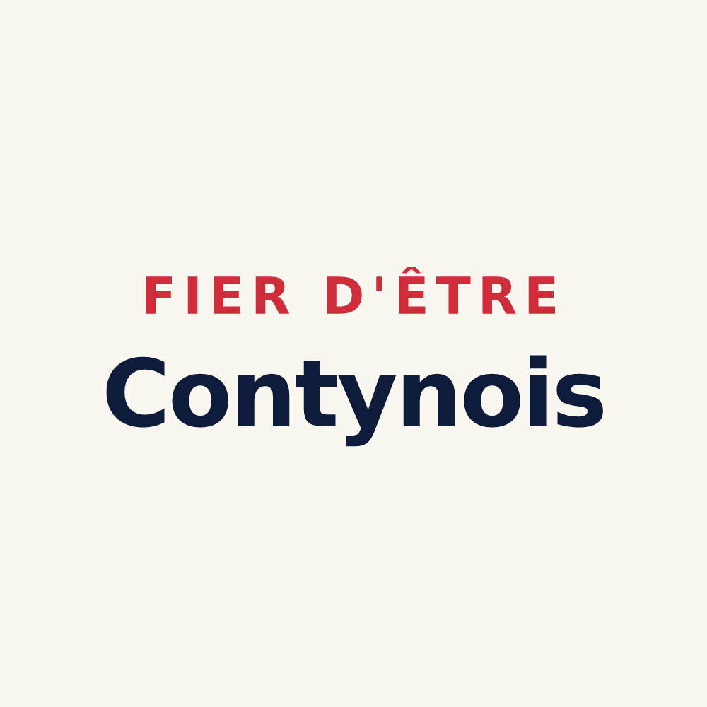 Tasse « Fier d'être Contynois » — design pour Conty