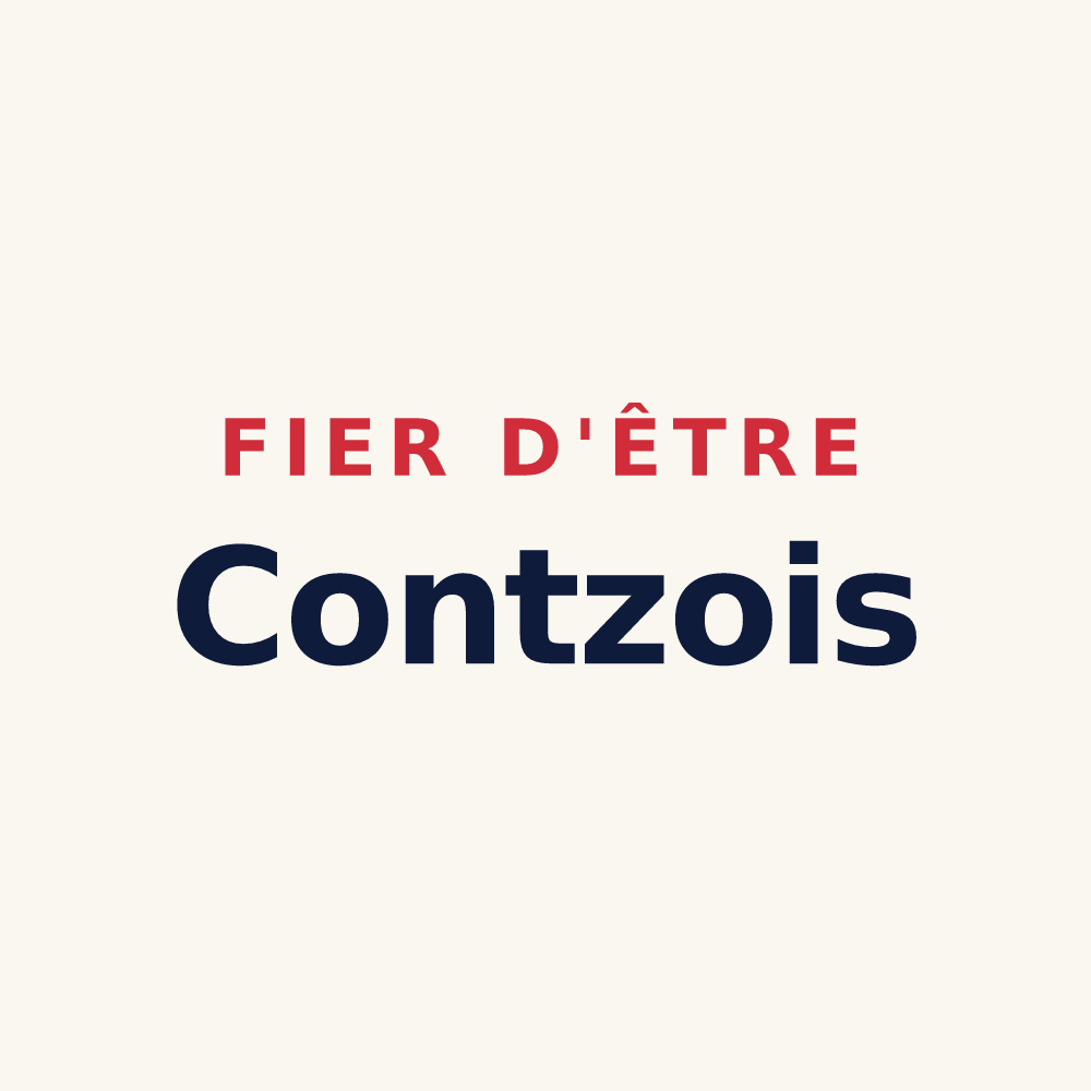 Tasse « Fier d'être Contzois » — design pour Contz-les-Bains