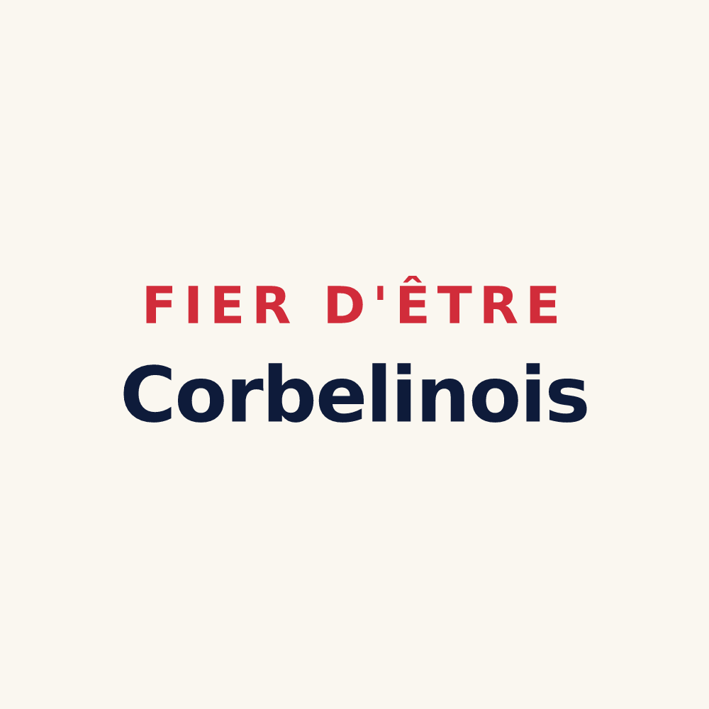 Tasse « Fier d'être Corbelinois » — design pour Corbelin