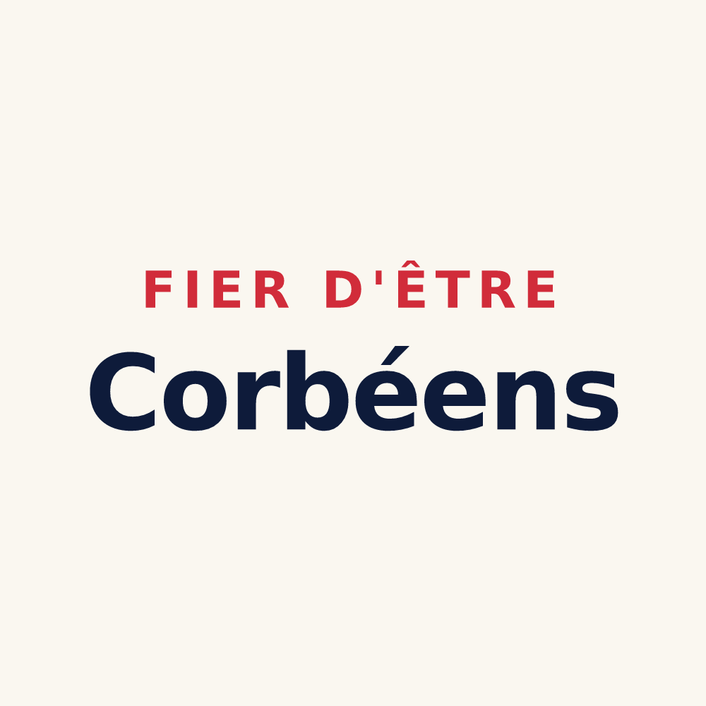 Tasse « Fier d'être Corbéens » — design pour Corbie