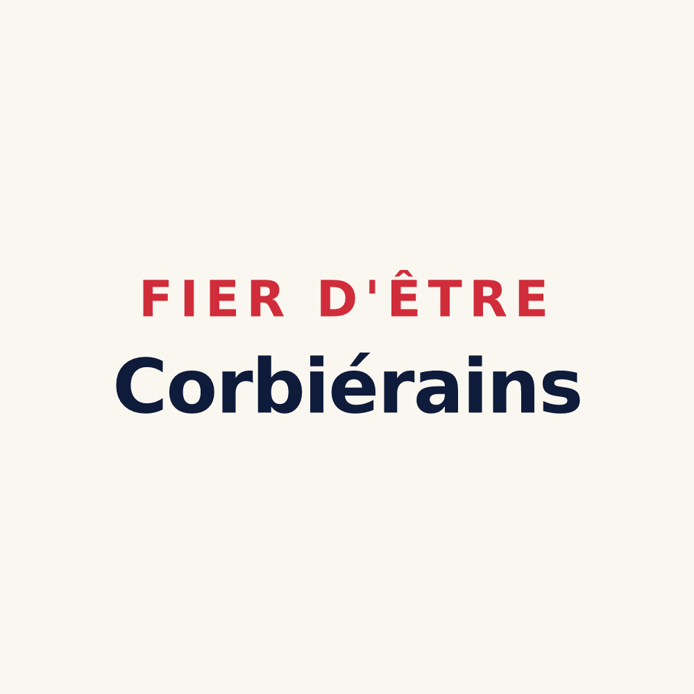 Tasse « Fier d'être Corbiérains » — design pour Corbières-en-Provence