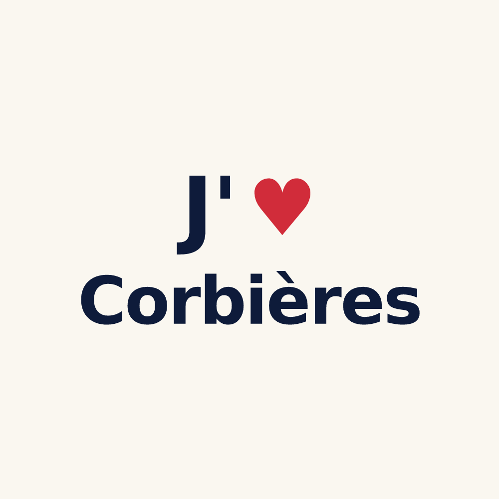 Tasse personnalisée Corbières — design J'aime Corbières