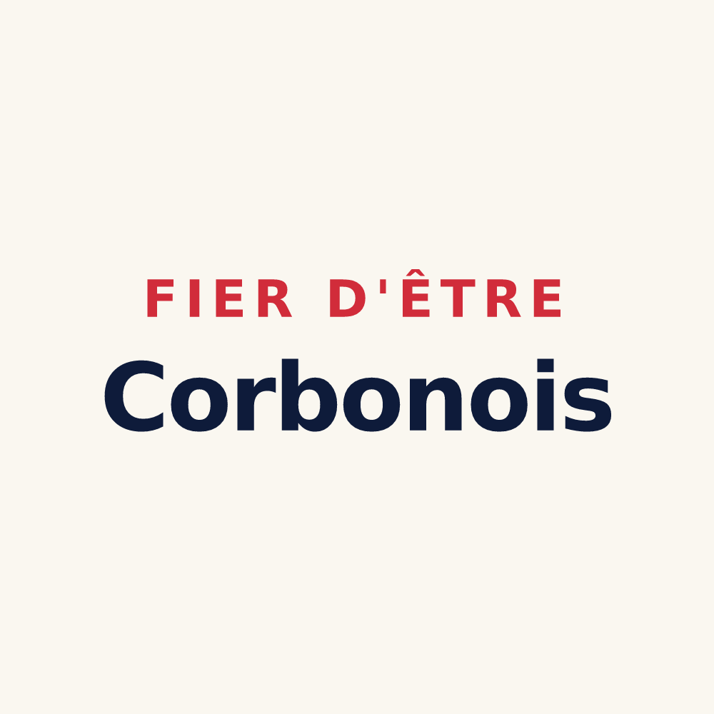 Tasse « Fier d'être Corbonois » — design pour Corbonod