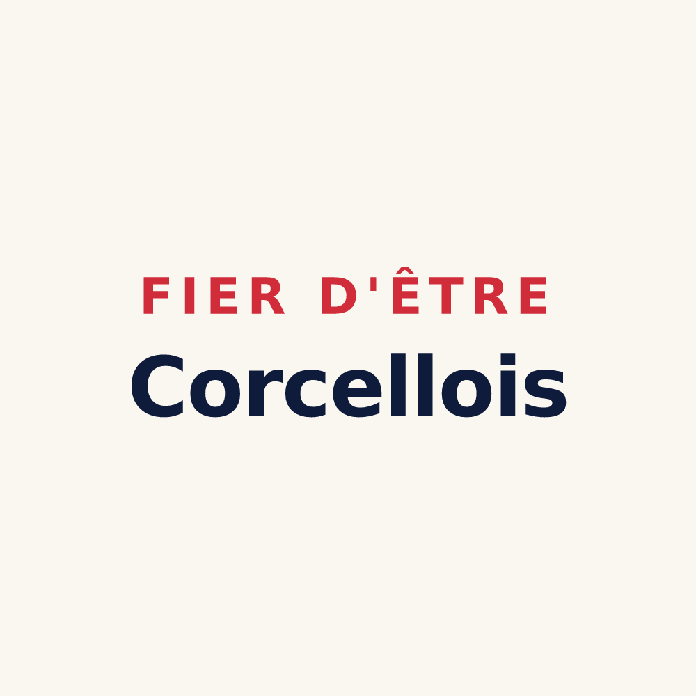 Tasse « Fier d'être Corcellois » — design pour Corcelles-les-Arts