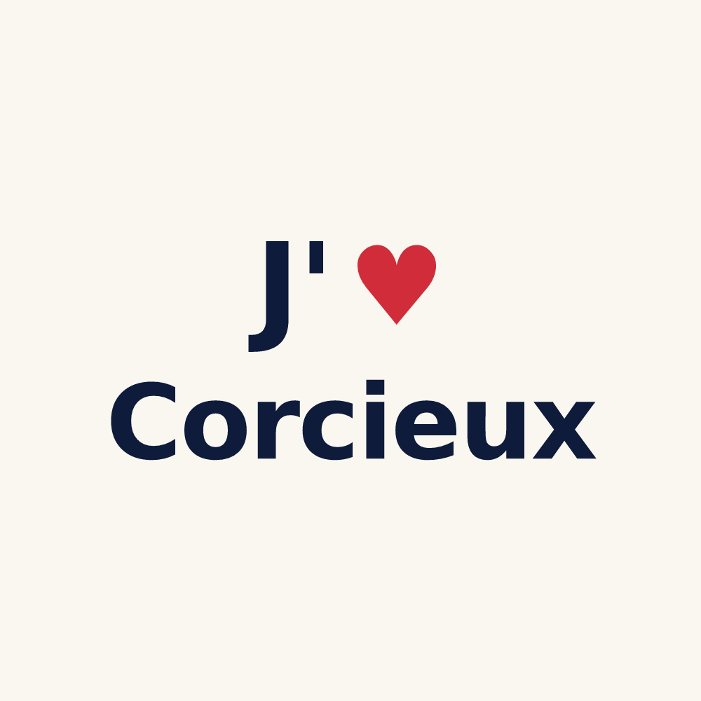 Tasse personnalisée Corcieux — design J'aime Corcieux