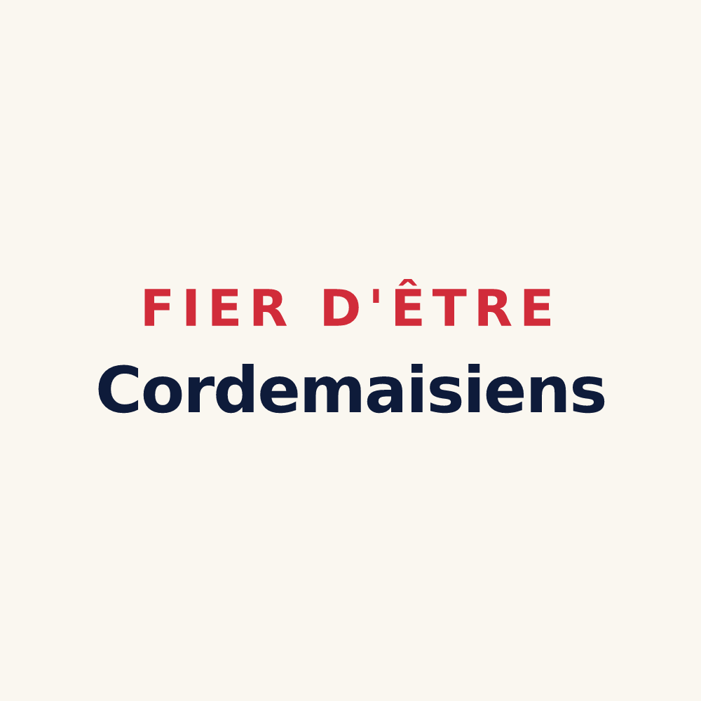 Tasse « Fier d'être Cordemaisiens » — design pour Cordemais