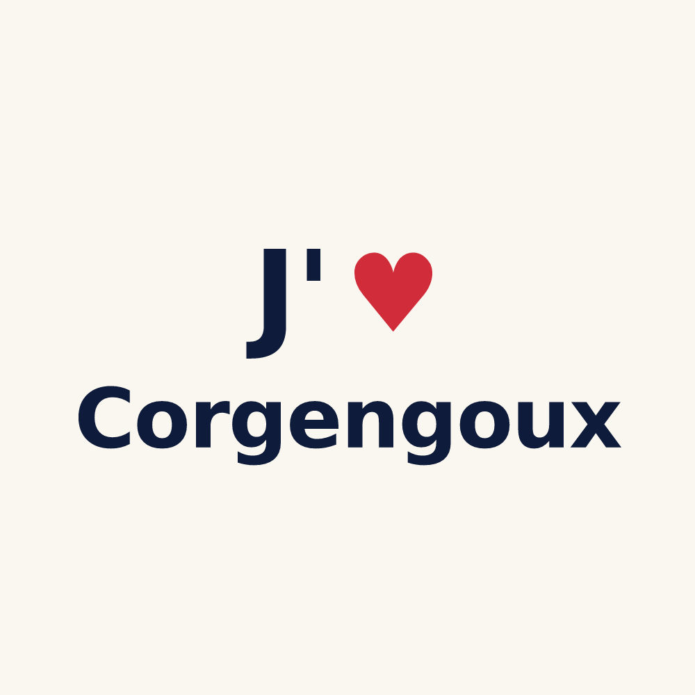 Tasse personnalisée Corgengoux — design J'aime Corgengoux