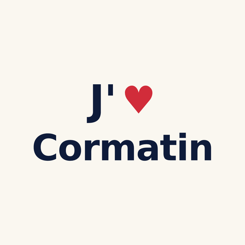 Tasse personnalisée Cormatin — design J'aime Cormatin