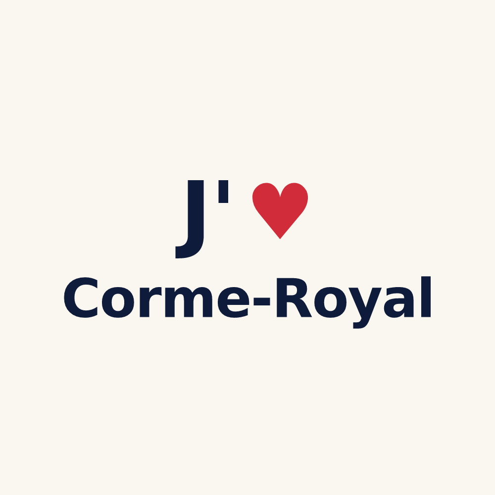 Tasse personnalisée Corme-Royal — design J'aime Corme-Royal