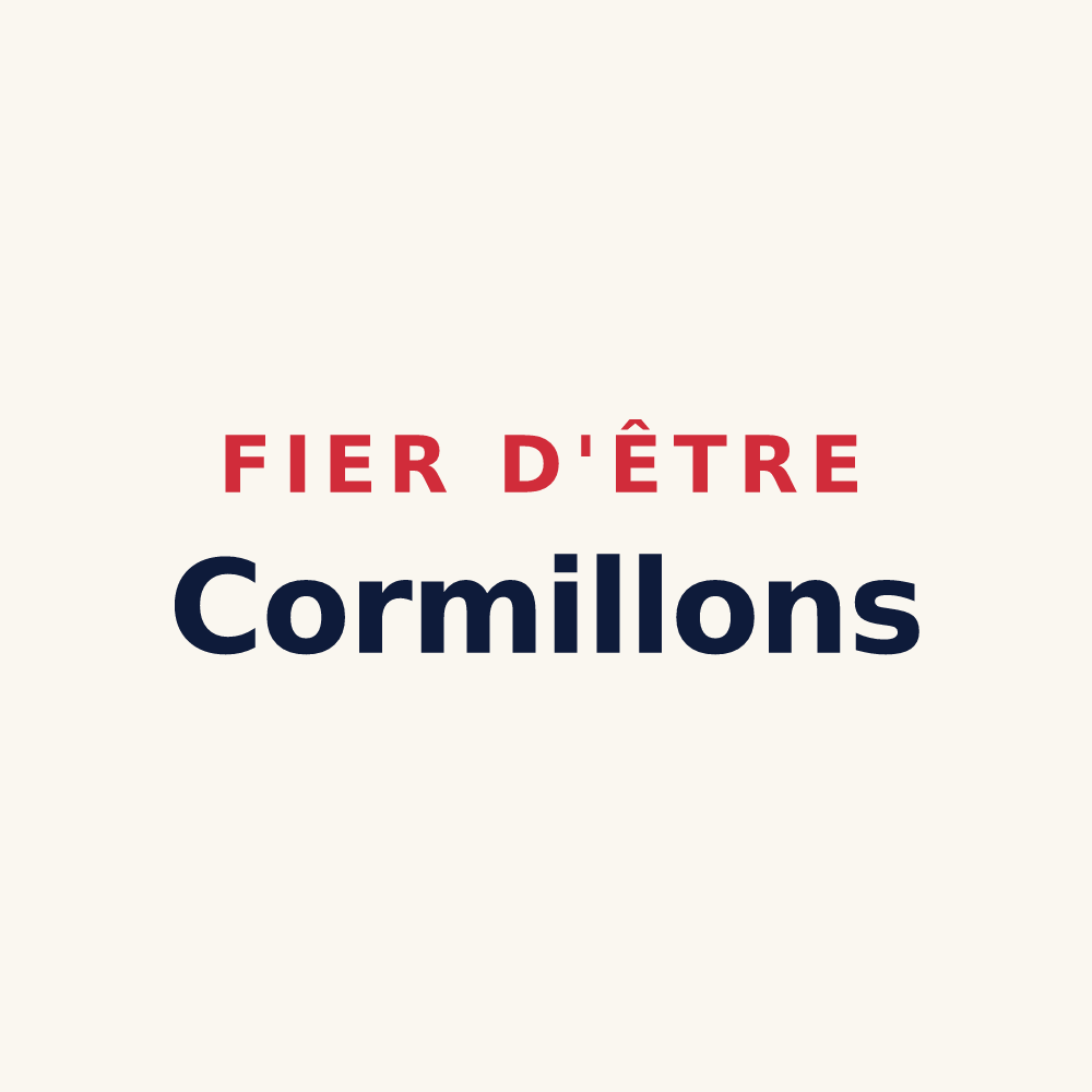 Tasse « Fier d'être Cormillons » — design pour Corme-Royal