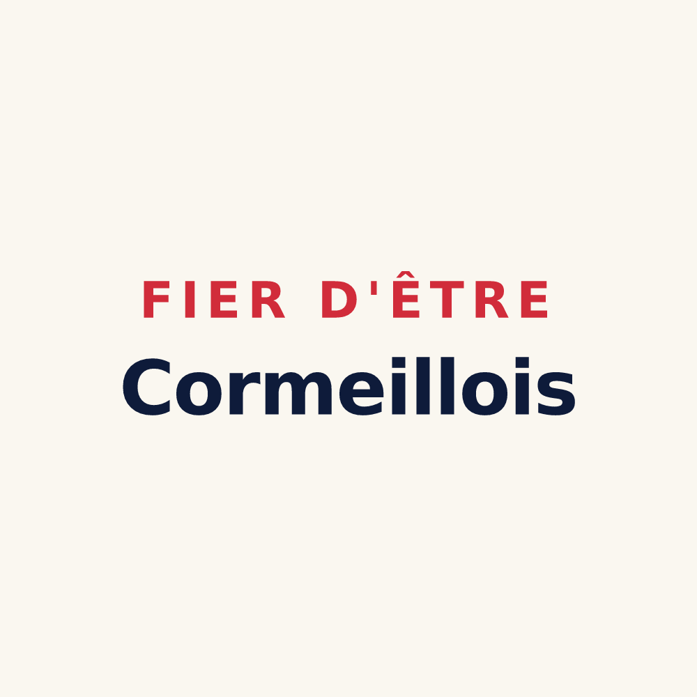 Tasse « Fier d'être Cormeillois » — design pour Cormeilles-en-Vexin