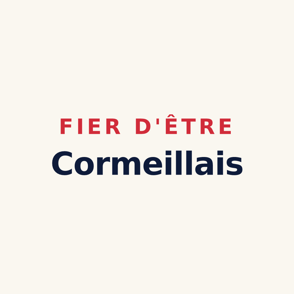 Tasse « Fier d'être Cormeillais » — design pour Cormeilles